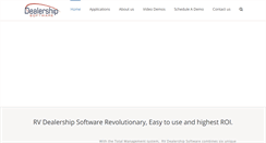 Desktop Screenshot of dealershipsoftware.net