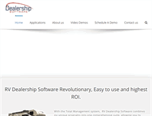 Tablet Screenshot of dealershipsoftware.net